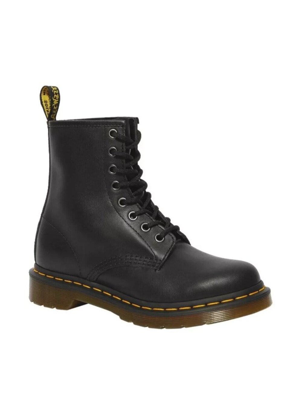 Dr. Martens 1460  Womens Size 6 W Nappa Leather 8 Eye Combat Boot Black